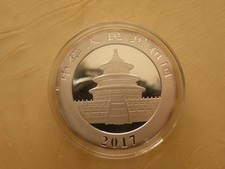 P. R. China 2017 10 Yuan Silver Panda Coin .999  Uncirculated!