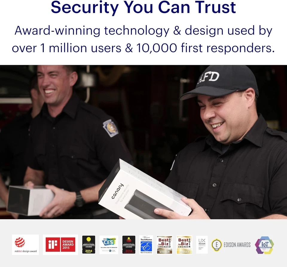 Canary Pro Indoor Home Security Camera 1080p HD Wifi IP Siren Climate Monitor - Image 4 of 4