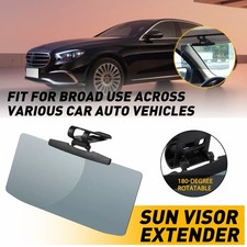 Car Shade Sun Extend Visor Shield Anti Glare Extension Driving Universal Gray