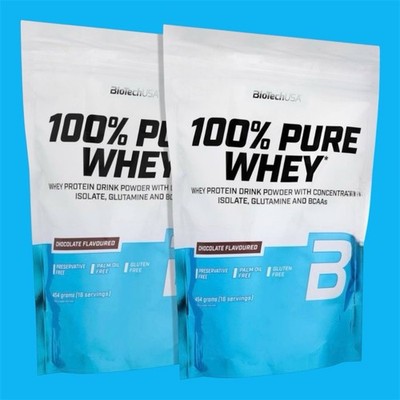Whey Protein 908 (2 x 454g) Eiweißpulver Muskelaufbau Set Auswahl NEU BioTechUSA