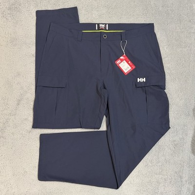 Helly Hansen Men s 44x36 PANTALON QD Cargo Pants Navy Marine 36x35 Sailing *READ