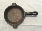 Vintage Wagner Ware Cast Iron Skillet Ashtray or Spoon Rest # 1050 Sidney, Ohio