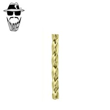 ORIGINAL LOWRIDER 22.2mm x 206mm Twisted Steel Seatpost Gold Lowrider Bicycle.
