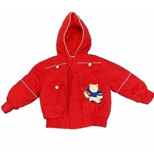 Vintage Gerber Kids Rec Jacket Embroidered Bear 4T
