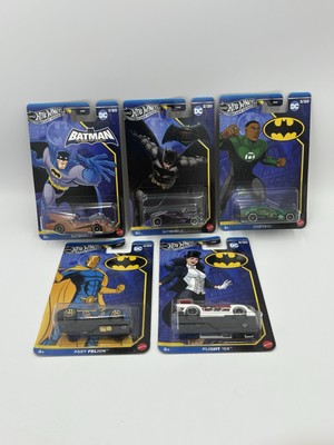 Five Hot Wheels Silver Series Batman the Brave and the Bold 1,2,3,4, and 5/20