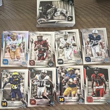 Topps Bowman Chrome NCAA Football 1st Trading Card Lot 25 - Clarkson, James