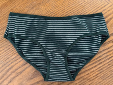 Women  s GAP Body Organic Stretch Cotton Hipster Panties Size Large NWOT green 