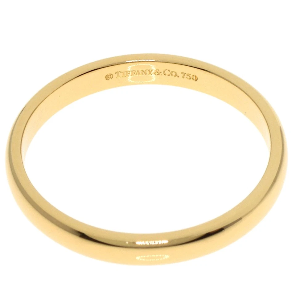 TIFFANY&Co.  Alianzas de boda clásicas anillo oro amarillo K18 unisex [usado] Foto 4 de 4