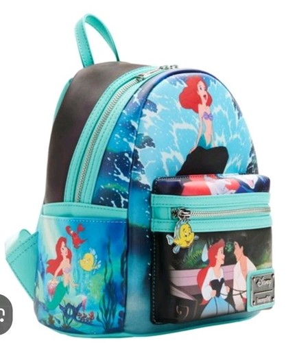loungefly disney little mermaid mini backpack
