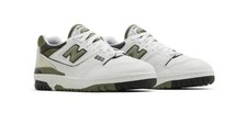 New Balance 550 White Dark Olivine Mens UK 4.5 EU 37.5 RRP £120 