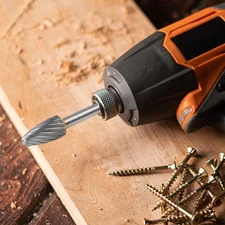 5pcs Carbide Rotary Burrs Efficient for Model Engineering and Wood Carving