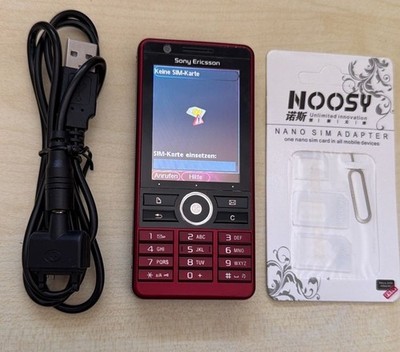 Sony Ericsson G900 Dark Rot (Ohne Simlock) Geprüft, Händler, Komplett, Garantie,