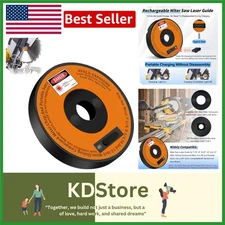 Rechargeable Laser Guide for Miter Saws, Accurate Cut Line, Fits 7-12 inch