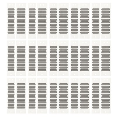 160Pcs Reusable Phone Speaker Dust Proof Stickers Black Mesh Adhesive Cover