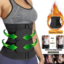 Women Waist Trainer Sauna Sweat Yoga Weight Loss Body Shaper Slimming Gym Belt