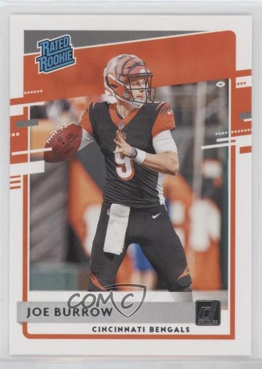 2020 Panini Donruss Rated Rookie Joe Burrow #301 02y7