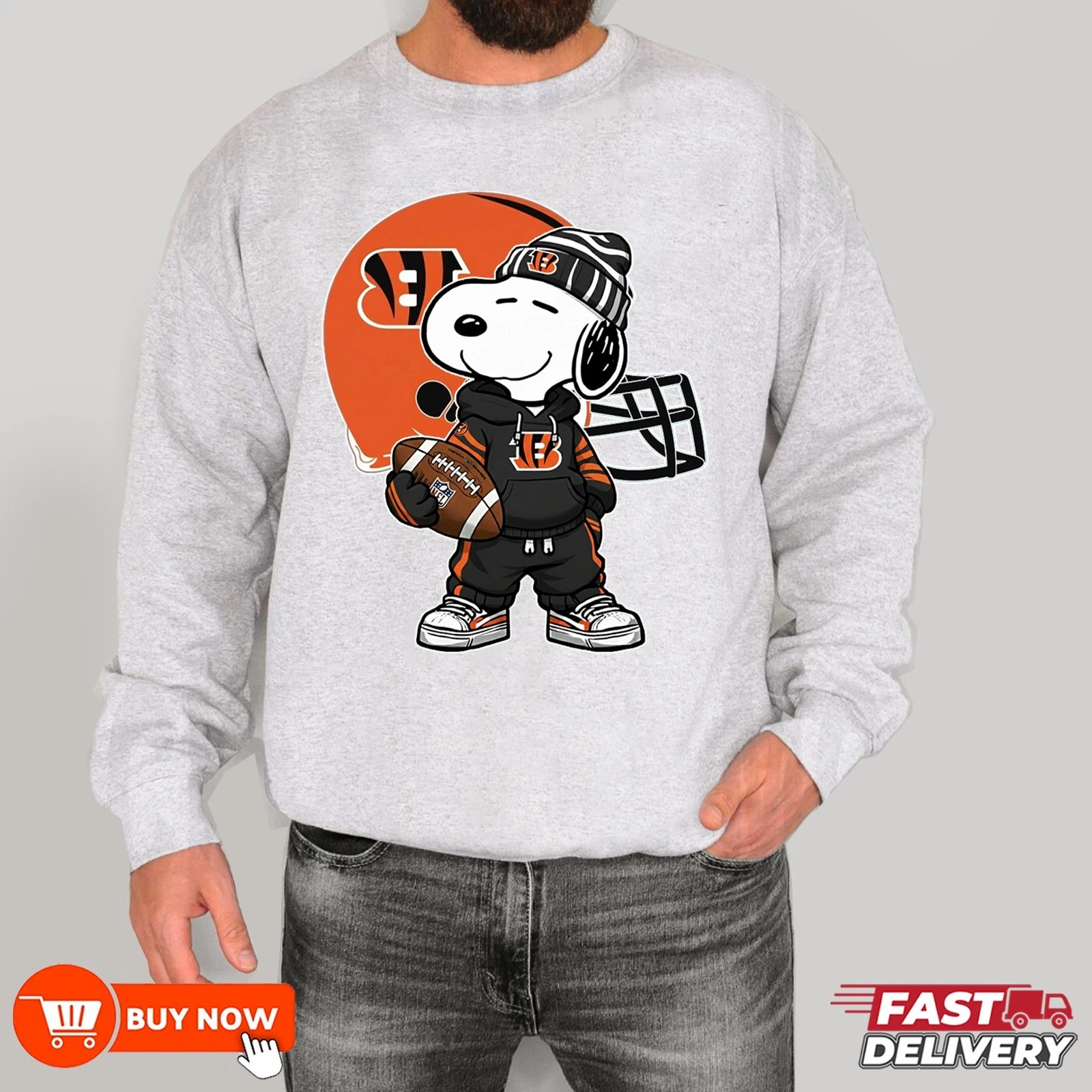 Cincinnati Bengals Football Sweatshirt