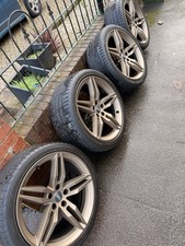 OEM Audi 19” 5 Twin Spoke Alloys – Lamborghini Bronze – 8.5J ET32 – A5/A4/S5/S4