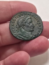 Constantine I (AD 307-337) AE Follis RIC VI Lyons 287 (Rated Scarce) ~26mm/6.7g