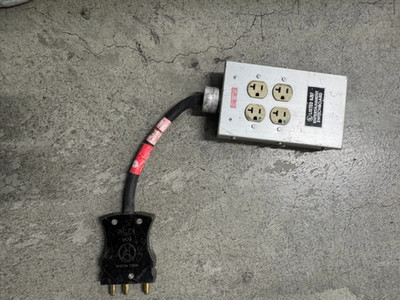 Mole-Richardson 4 Edison Plug Receptacle  60 Amp Bates