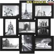 Collage Photo Frame Set 9pcs Display 4x6 Pictures Wall Mount Memories Gift New