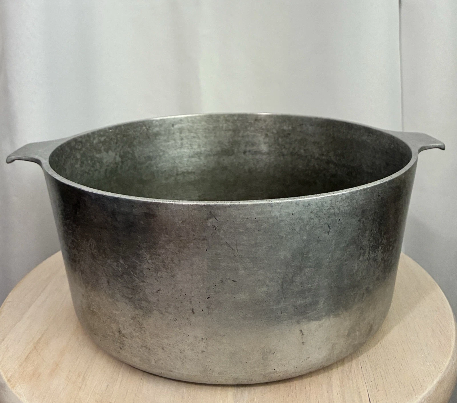 Vintage Cast Aluminum 4 Qt, 10” Cook Pot, Dutch Oven, No Lid, Unmarked
