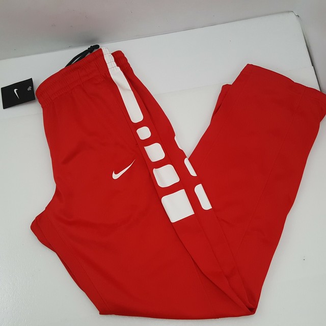 $70 Nike Therma-Fit Elite Stripe Warm-Up Pants Womenâs LARGE Red 835386-658 | eBay