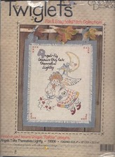 ANGELS TAKE THEMSELVES LIGHTLY - FOLKSTITCH KIT  TWIGLETS BY CANDAMAR DESIGNS