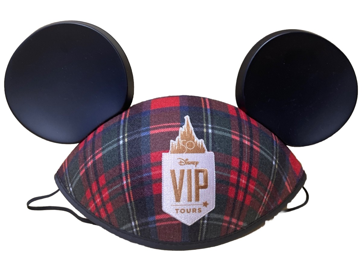 New Disney World VIP Tours Plaid Mickey Ears Hat Cap Disney Parks WDW Walt Disney World Now Selling Exclusive VIP Tours  main image 4