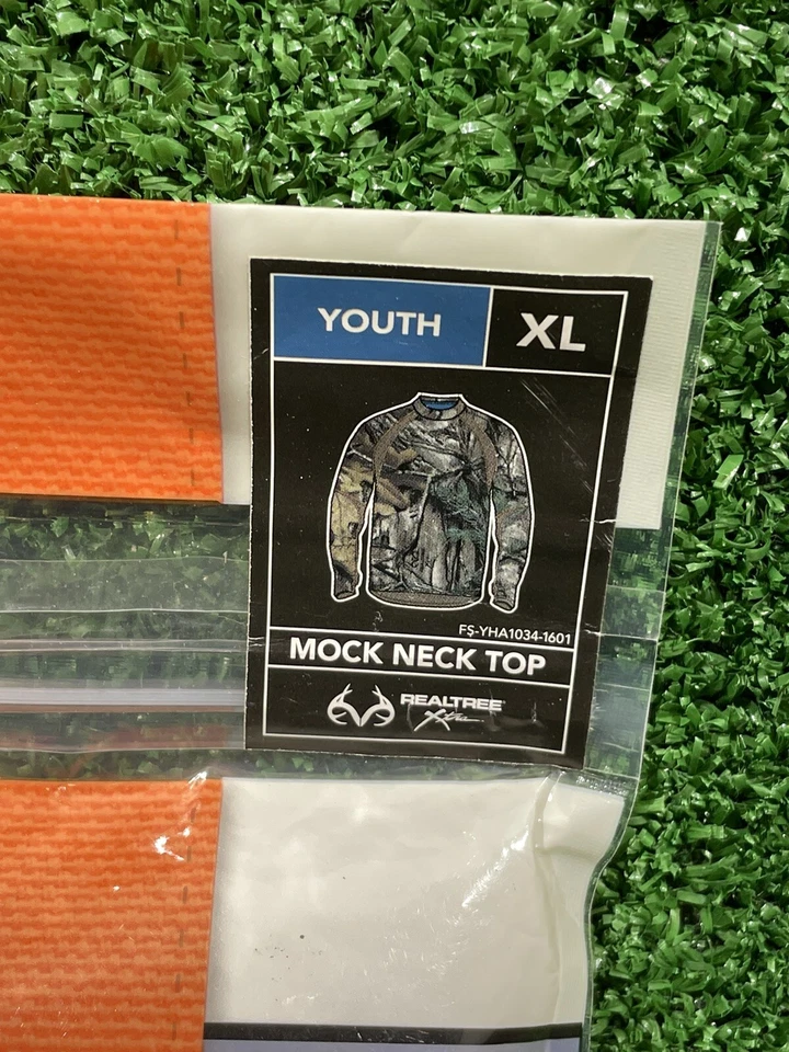 Field & Stream Midweight Base Defense Base Layer Youth Mock Neck Top Size XL - Image 2 of 4