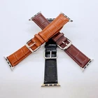 38/42mm Genuine Leather Apple Watch Band Strap for iWatch Series 5 4 3 2 40/44mm