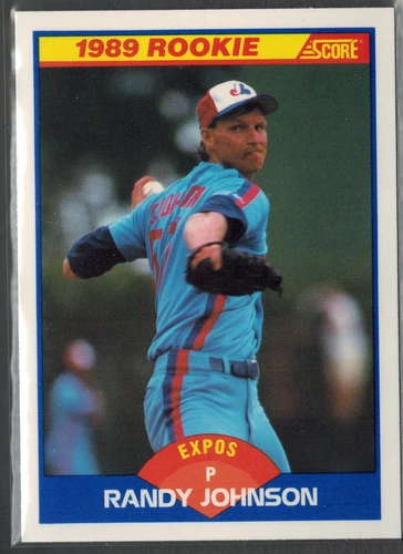 1989 Score Randy Johnson 645 HOF Rookie *Actual Card *Free Same Day Ship *BOGO