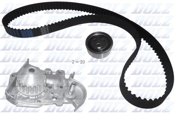 Kit distribution Megane Scenic 1.6 E anti-fuite avec pompe à eau incluse