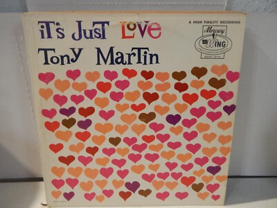 TONY MARTIN It's Just Love 1960's Pop Vocal Mono Vinyl Record LP