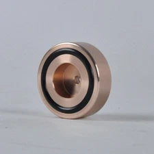 1pcs 44x17mm Aluminum Feet Pad Gold for Chassis Headphone AMP Speaker DAC CD