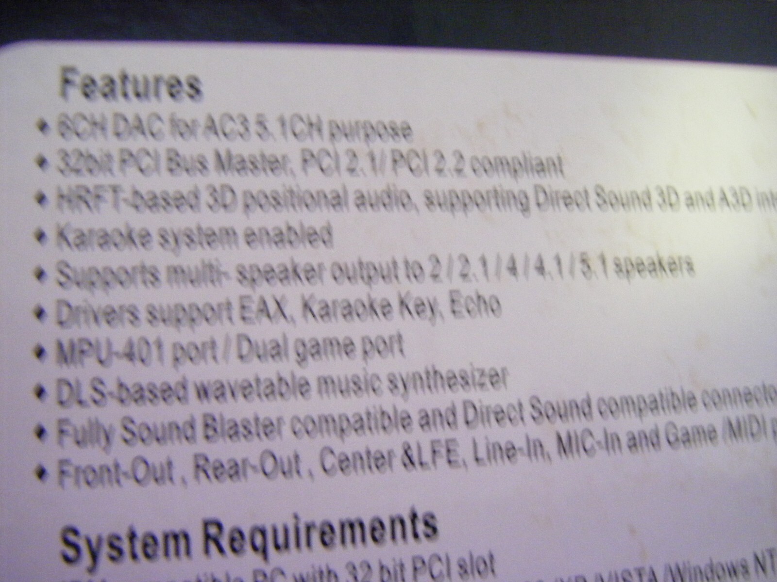 Sabrent PCI (SBTSP6C) Sound Card For Sale Online | EBay