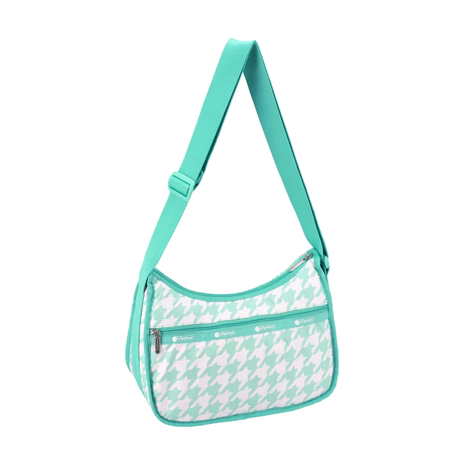 Hobo clásico LeSportsac Willow Check, a cuadros pata de gallo grande como nuevo y blanco, nuevo con etiquetas Foto 3 de 4