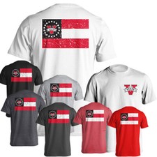 Valdosta State University VSU Blazers State Flag Logo Tee Short Sleeve T-Shirt