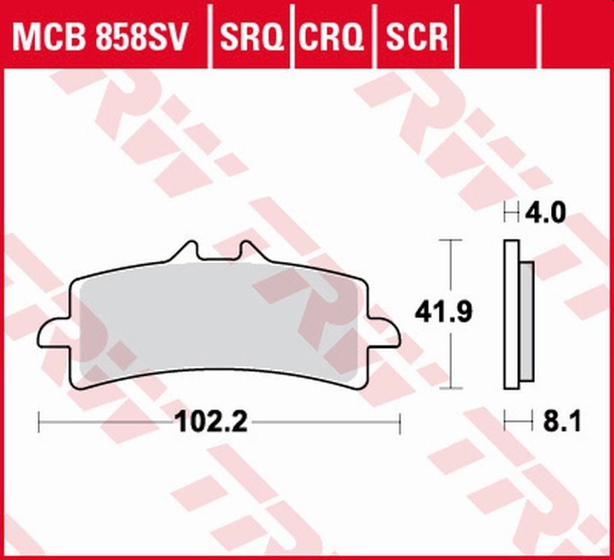 Plaquettes de frein moto ZF KH447 Sinter Carbon Aprilia RSV4 Tuono V4 2015