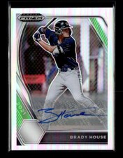 2021 Panini Prizm Draft Picks #PDP11 Brady House Base Autographs Silver Prizm