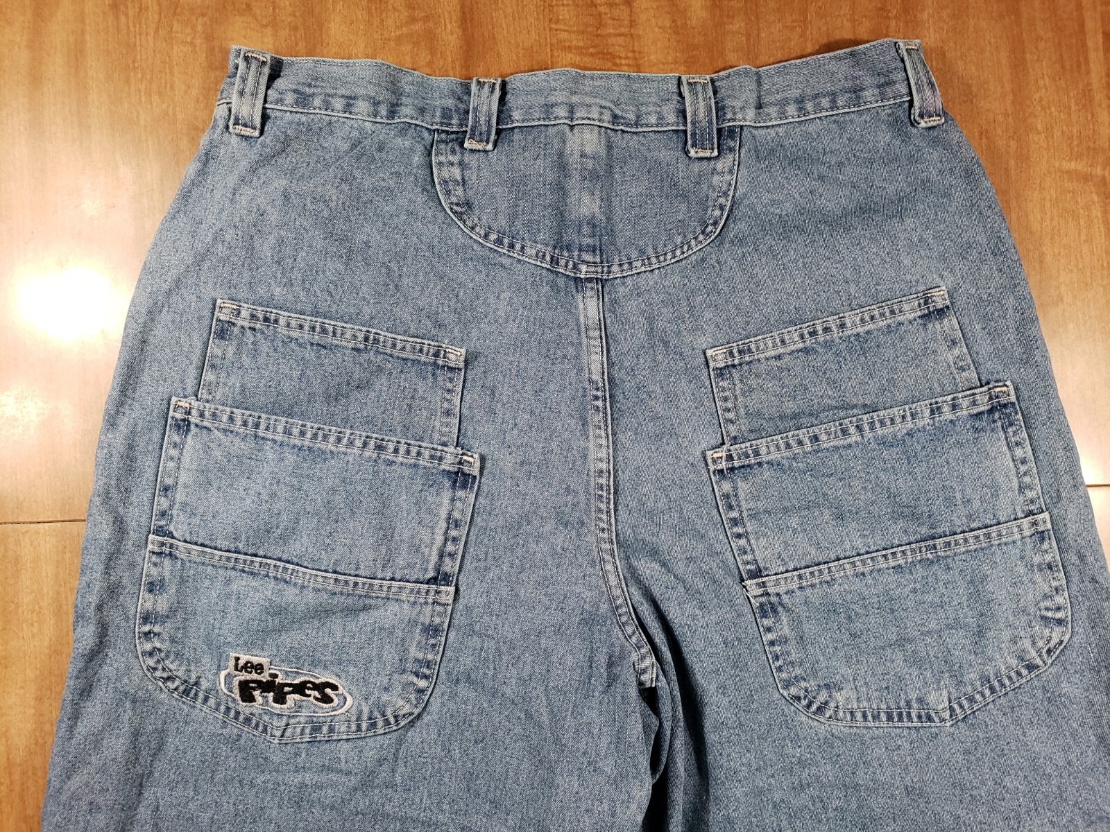 Lee Pipes Denim Shorts Skateboarding 