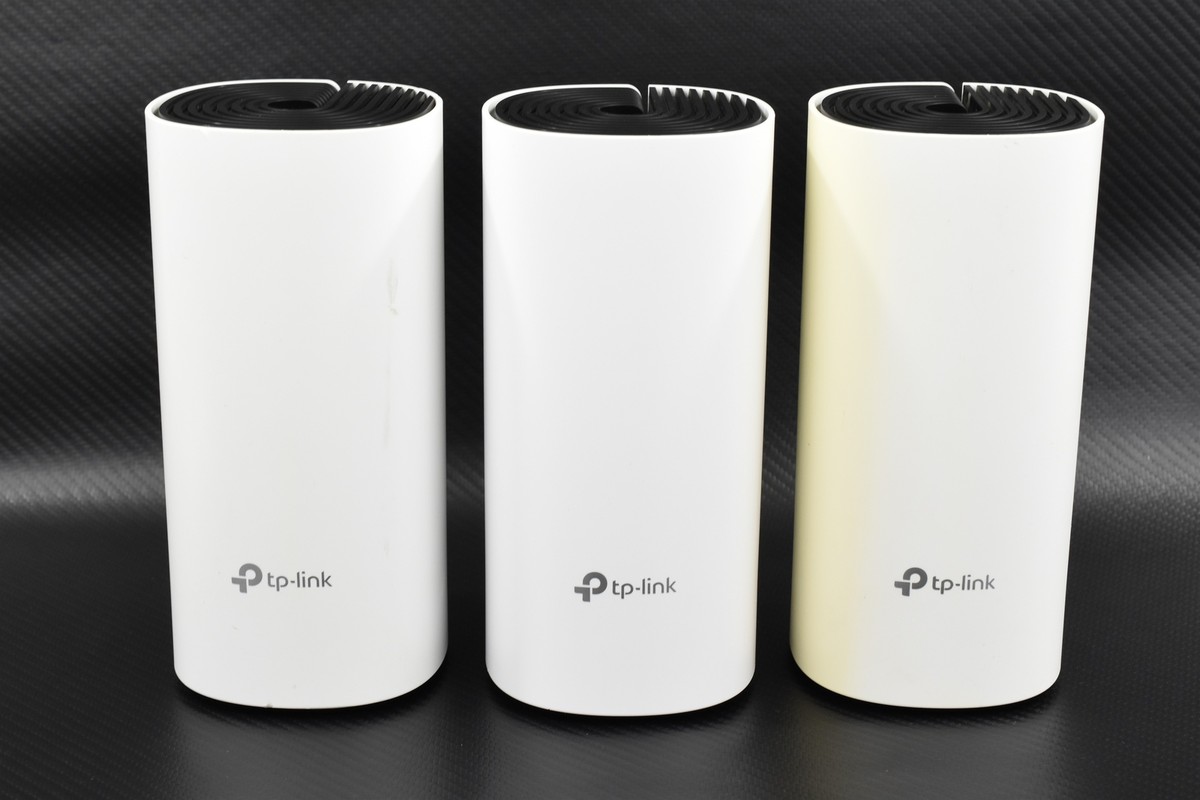 Three (3) TP-Link Network Deco M4R AC1200 Whole Home Mesh Wi-Fi