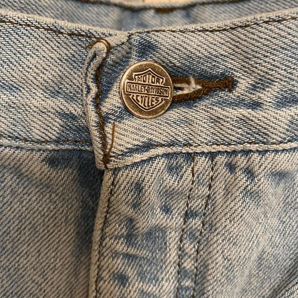 HARLEY DAVIDSON / CLASSIC/usa製/16/R/コットン/IDG/A6319 Harley-Davidson A6319 Women's Classic McJean Straight Leg Jeans