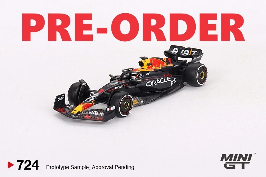 (Pre-order) Mini GT #724 Oracle Red Bull Racing RB19 #1 Max Verstappen 2023 F1