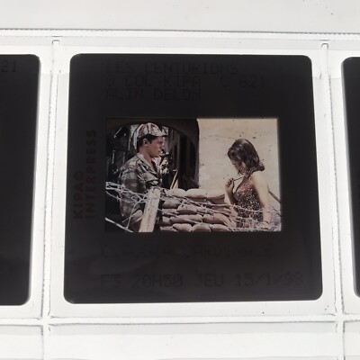 LES CENTURIONS - ALAIN DELON - PRESS SLIDE - SLIDE