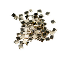 14K White Gold Chip Solder 1 x 1mm (0.25 DWT ~102 pcs) Made in USA
