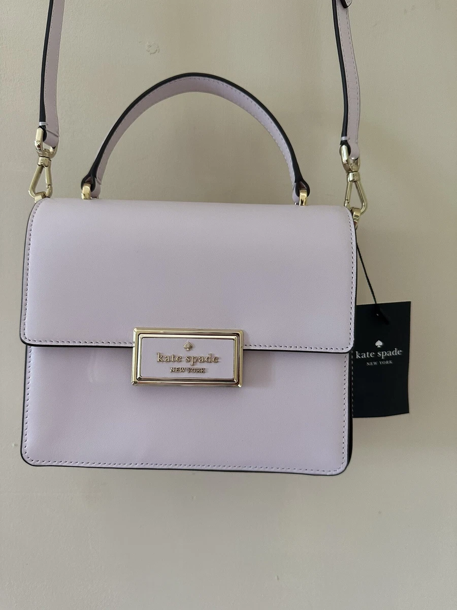 Kate Spade Reegan Top Handle Satchel Crossbody Parchment