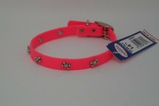 12A ZETA 1/2" BY 14" PINK W / BONE CONCHOS MADE IN USA