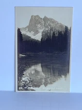 RPPC Mt Burgess and Emerald Lake Canada Byron Harmon Postcard A18
