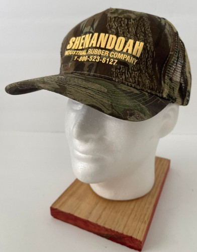 Camouflage Hat by Cobra Caps Shenandoah Industrial Rubber Cap New w/o tags Nice